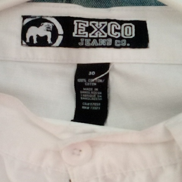 Men's Exco jeans co. White casual shorts - Picture 7 of 7